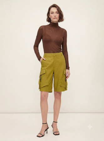 105786 BLUSA TULE P MARROM TIRAMISU