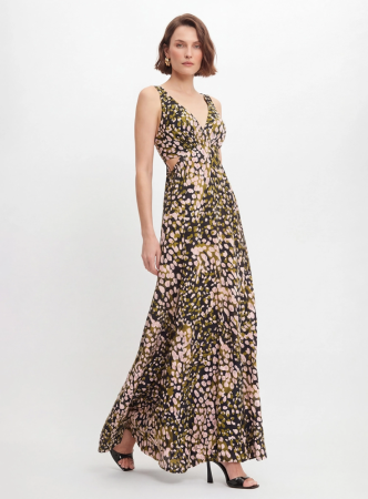 5132 PP VESTIDO ESTAMPADO ABSTRATO