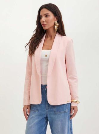 00253 BLAZER LINHO P ROSA QUARTZ